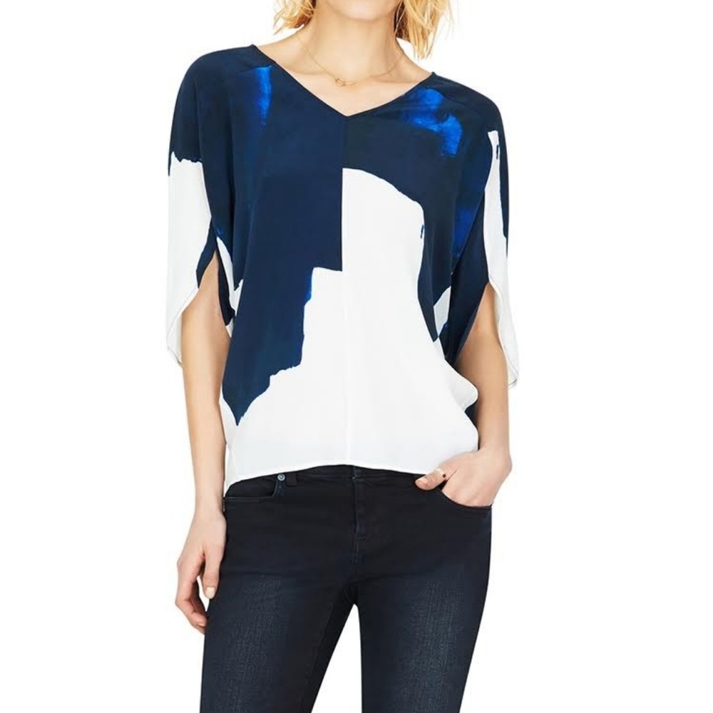 Silk slouchy tee